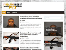 Tablet Screenshot of firearmsdigest.com